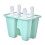 Moules Glace Silicone Alimentaire Vert Pour Snacks Surgelés 10