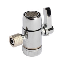 Adaptateur Mitigeur Douche 3Voies T En Cuivre Argenté Robuste