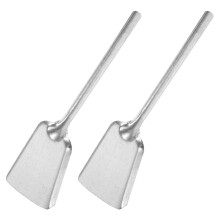 2 as-schepels voor open en bbq, handvatten
