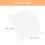 40 stuks transparante cake- en fondantschraper van plastic 5