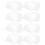 40 stuks transparante cake- en fondantschraper van plastic 2