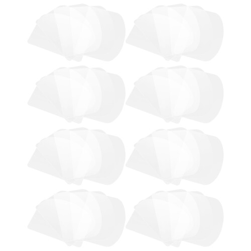 40 stuks transparante cake- en fondantschraper van plastic 1