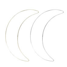 2 Stuks Metalen Maanvormige Droomvanger Ringen Diy Handwerkkits