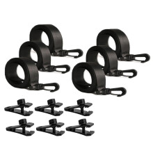 Pool Solar Cover Reel Straps Nylon Three Times Denser 6 Pack On Off Clips Compatible With Most Pool Solar Cover Reels