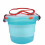 Durable Foldable Fishing Bucket Blue Silicone Fish Container 9
