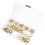 Screw Hook Golden 90pcs 1.2x0.6in 1