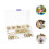Screw Hook Golden 90pcs 1.2x0.6in 5