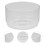 Bowl For Baking High Boron Glass 2pcs Microwave Compatible 11