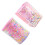 2St Stationery Holder Roze Acryl Met Ontwerp 8