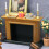 1 Set Realistische Mini Openhaard, Creatieve Mini Houtstapel Model 4