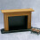 1 Set Realistische Mini Openhaard, Creatieve Mini Houtstapel Model 3