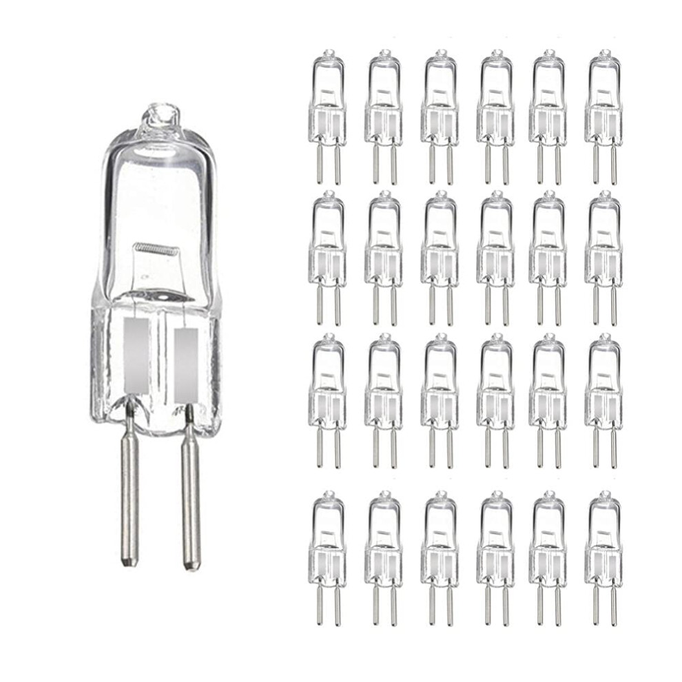 Clear Halogen Lamps G5.3 12V Capsule Bulbs Warm 20W 35W 50W 75W Pack Of 25 White 9393856247349