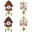 Cuckoo Clock Resin Quartz Wall Clock Bird Theme Pendulum Alarm Function Model 03 Home Decor 5