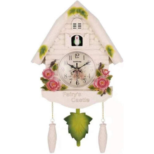 Cuckoo Clock Resin Quartz Wall Clock Bird Theme Pendulum Alarm Function Model 03 Home Decor 2