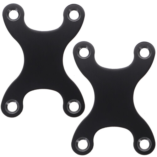 2set Skateboard Riser Pads Aluminum Prevent Screw Sink Black 1