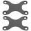 2set Skateboard Riser Pads Aluminum Prevent Screw Sink Black 6