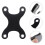 2set Skateboard Riser Pads Aluminum Prevent Screw Sink Black 3