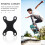 2set Skateboard Riser Pads Aluminum Prevent Screw Sink Black 9