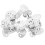 Shoe Clip Shoe Diy Accessories Iron 20pcs 8