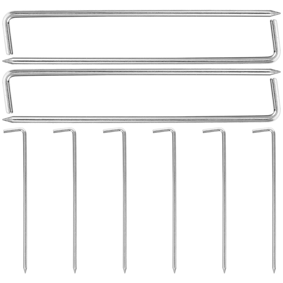 Photos - Climbing Gear 10pcs Tent Pegs Heavy Duty Silver Campers Camping