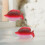Artistic Red Iron Fish Sculpture Wall Decoration for Home 2