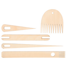 1 Set Handwebstuhl Holz Mit Zubehör