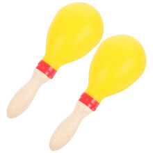 1 paar holz-marakas, percussion-instrument zum schütteln für kinder
