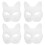4 papier-blattmasken, handbemalt, diy-party-accessoires 1