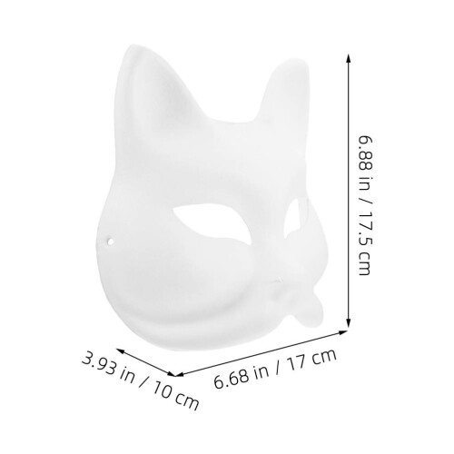 4 papier-blattmasken, handbemalt, diy-party-accessoires 1