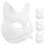 4 papier-blattmasken, handbemalt, diy-party-accessoires 8