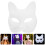 4 papier-blattmasken, handbemalt, diy-party-accessoires 4