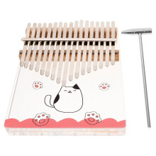 kleine 17-ton kalimba aus acryl, transparentes mini daumenpiano