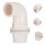 4 PVC Aquarium Visbak Waterleiding 90 Graden Buisknie Koppeling 6