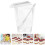 One Set Transparent Dessert Cups With Spoons For Ice Cream Pudding 7