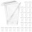 One Set Transparent Dessert Cups With Spoons For Ice Cream Pudding 6