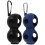 2 elastische golfbalhouders met gespsluiting voor golfballen 1