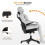(Black) Ergonomic Office Chair with Adjustable Headrest,Mesh Back 3