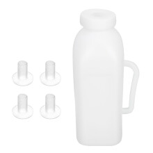 1Set Milchflasche Für Junge Nutztiere, Schadstofffrei, Weiß