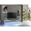 Creative Furniture Bloom 180cm TV Unit LED - White & Grey Gloss Doors 6