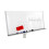 EXCLUSIVE mobile flipchart whiteboard dry erase magnetic surface 100x70 cm with shoulders 9