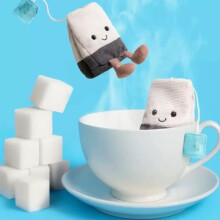 Steepy Tea Bag Plush Toy - Cute Gift for Birthdays & Valentine's Day