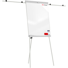 Flipchart with Side Arms 100x70cm , dry erase magnetic surface 10070 cm