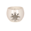Aroma Festive Ceramic Tea Light Candle Holder: Metallic Snowflake 2