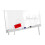 Flipchart whiteboard dry erase magnetic surface 100x70 cm 8
