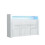 Creative Furniture Aether 155cm Sideboard LED - White Gloss Doors 11