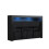 Creative Furniture Aether 155cm Sideboard LED - Black Gloss Doors 10