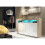 Creative Furniture Aether 155cm Sideboard LED - Oak & White Gloss Doors 6