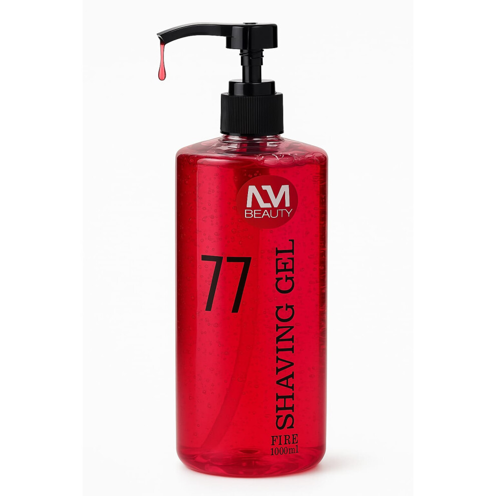 Nmb Red Shaving Gel 1000Ml, Ultra Sensitive Fire