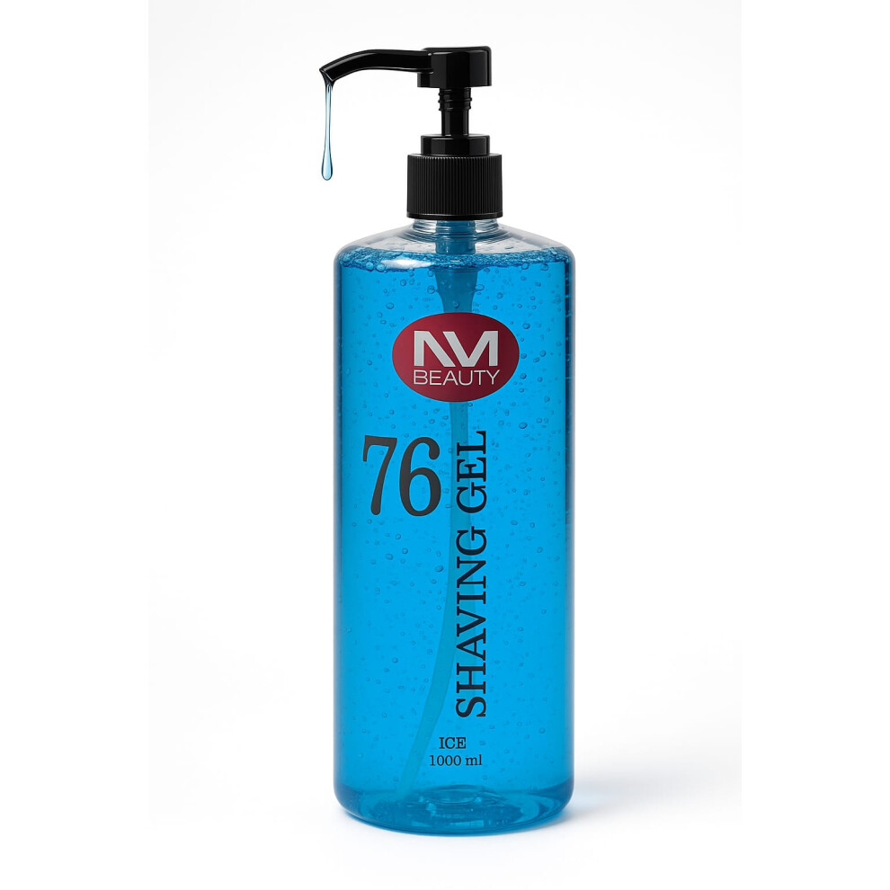 Nmb Blue Shaving Gel 1000 Ml, Ultra Strong Ice
