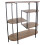 Gr8 Home Wood Metal Oval Shelving Unit Display Bookcase 2